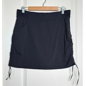 Columbia‎ Skort Women's Large Black Omni-Shield Athletic Activewear Drawstring